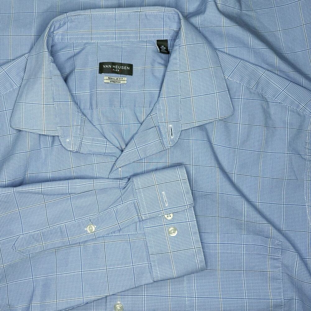 Van Heusen Flex Regular Fit Stretch Button Up Siz… - image 5